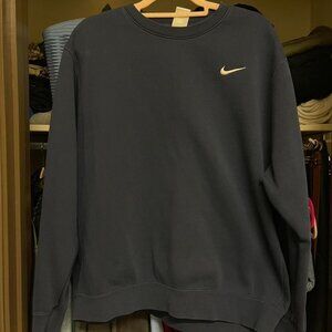 Nike Men's Navy and Blue Sweatshirt